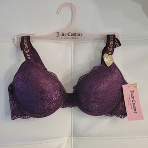 Juicy Couture Sexy Push Up Sz 34B Logo Bra